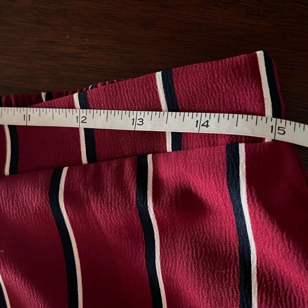Mustard Seed M brick red, white and black, pants - Picture 9 of 12
